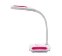 ZR98US for Living Room Bedroom Dimmable Reading Desk USB Charging Touch Sensor Control Gooseneck Student Eye Protection Table Lamp Home Bedside Lamp(Pink)