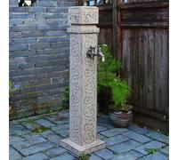 ZR98US Freestanding Garden Water Column, Floor Mounted Faucet for Outdoor Use, Vertical Fountain and Irrigation Column, Antifreeze Cracking