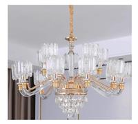 ZR98US French American Living Room Bedroom Lights Crystal Chandelier