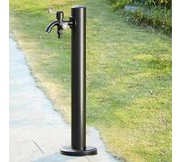 ZR98US Garden Water Column, 304 Stainless Steel Outdoor Faucet Dispenser Hydrant Water Feature Fountain