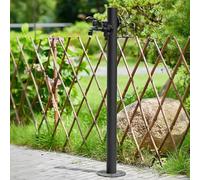ZR98US Garden Water Faucet, Freestanding Hose Stand with Decorative Water Feature, Fountain Water Dispenser for Garden Irrigation and Washing