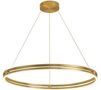 ZR98US Gold Ring Dimming American Country Style Pendant Lamp Ceiling Fixture Dining Living Room Villa Hanging Light, Chandelier