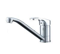 ZR98US Golden Brass Brushed Hot and Cold Water Kitchen Faucet ° Rotatable Round Spout (Color : Gold