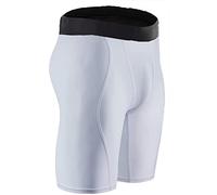 ZR98US Heren Sport Shapewear Shorts laag getailleerde Body Shaper, strakke dij afslankende onderbroek Butt Lifter Boxer Brief