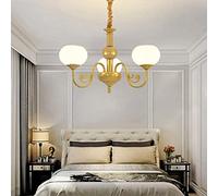 ZR98US Industrial Pendant Matte Glass Globe Ceiling Light Fixture, Chandelier