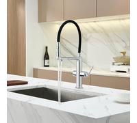 ZR98US Kitchen Faucet with Water Purifier - Pull Down Sprayer, Single Lever, 59A Copper, Anti-, Kitchen Sink Mixer Tap, 2 Modes