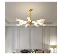 ZR98US Lamp, Luxury Gold Chandelier Living Chandeliers - All Copper Bedroom Model Room Brass Art Glass Lamps, Chandelier,Ceiling