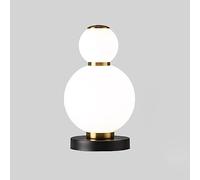 ZR98US Lampe de Chevet Night Table Bedroom Creative Gourd Shape Living Room Decorative Lamp Desk Bedside Atmosphere Lamp(Color:with Remote Control,Size:)
