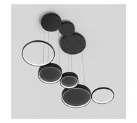 ZR98US Lamps Chandeliers Ceiling Pendant Lights Living Room Decorative Bedroom Table - Ring Wrought Iron Lamp, Chandelier