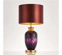 ZR98US Lamps for Living Room Creative Art Bedroom Bedside Lamp Luxury Villa Decoration Glazed Table Lamp(Col