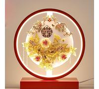 ZR98US Lamps for Long Name Table Lamp Decoration, Wedding Room Bedside Bedroom Lamp(Color:B,Size:Button)