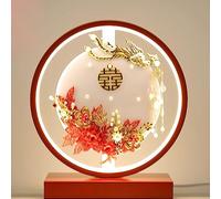 ZR98US Lamps for Long Name Table Lamp Decoration, Wedding Room Bedside Bedroom Lamp(Color:B,Size:Button)