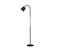 ZR98US Lights White Wood Corner Standing Lamp Floor Lamps For Living Room Color Black Size : 120 * 21c