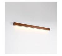 ZR98US Long Strip, Indoor Woodden Minimalism Lamp for Bathroom Dining Living Room Staircase Wall (Walnut Wood,120cm/47.2in)