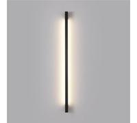 ZR98US Long Strip Light, Minimalist Indoor Mount Lamp Dimmable Wall for Living Room Bedroom Bedside Staircase(Black,100cm/39.3in)