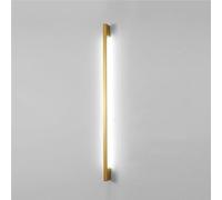 ZR98US Long Strip Light, Minimalist Indoor Mount Lamp Dimmable Wall for Living Room Bedroom Bedside Staircase(Black,100cm/39.3in)
