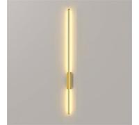 ZR98US Long Tube Light, Linear Lamp 3-Color Dimmable for Bedroom Bedside Indoor Wall Washer(Black)
