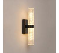 ZR98US Long Tube Minimalist Linear Lamp 3-Color Dimmable Wall for Bedroom Hallway Living Room Bathroom(Gold,3 Light)