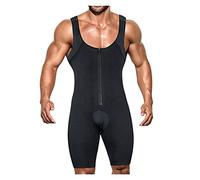 ZR98US Men Bodysuit para Hombre Weight Loss Tummy Control Full Body Shaper Plus Size Waist Trainer