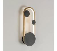 ZR98US Metal Geometric Lamp Light Indoor Decor Wash Lights Living Room Wall Mounted Fixtures, Three-Color Dimming, Chandelier