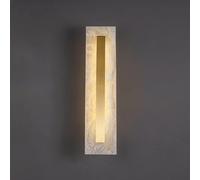 ZR98US Minimalist Light Fixtures, Art Marble Wall Lamp for Living Dining Room Kitchen Island(14cm/5.5in B)