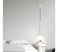 ZR98US Minimalist Mounted Lamp, Metal Long Tube Wall Fixture for Bedroom Living Room Dining Room(Black)