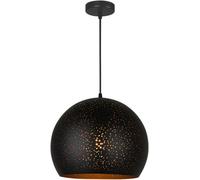 ZR98US Moroccan Etching Pendant Light Retro Industrial Ceiling V-intage Porous Metal Iron Farmhouse Hanging Lamp, Chandelier