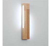 ZR98US Nordic Long Strip Lamp, Wood Light 3-Color Dimmable Wall for Bedroom Living Room Kitchen Stairs(Wood)