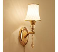 ZR98US Northern Europe Creativity Mounted Zinc Glass Lamp Body Wall Light for Living Dining Room Bedroom