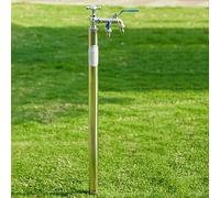 ZR98US Outdoor Faucet Anti-Freeze Stainless Steel Column Tap for Watering Flowers and Washing Cars