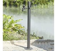 ZR98US Outdoor Faucet Anti-Freeze Vertical Water Pipe with Hook for Hose Connection - Ideal for Watering Flowers and Washing Cars