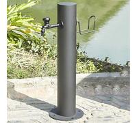 ZR98US Outdoor Faucet Anti-Freeze Vertical Water Pipe with Hook for Hose Connection - Ideal for Watering Flowers and Washing Cars