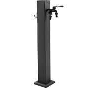ZR98US Outdoor Stainless Steel Water Column - Floor Mounted Hose Stand with Faucet, Antifreeze & Anti-Rust, Ideal for Courtyards