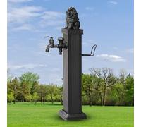 ZR98US Outdoor Water Faucet, Antifreeze Garden Hydrant Water Dispenser Fountain, Freestanding Hose Stand with Faucet for Irrigation and Watering