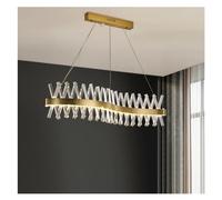 ZR98US Post Luxury Compatible with Living Room Bedroom Gold Metal Hanglamp Restaurant Suspend Lig,Ceiling Chandelier