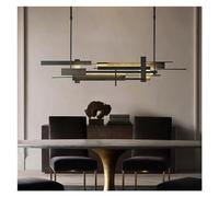 ZR98US Postmodern Black Retro Chandelier Living Dining Room Island - Hanging Lamp Kitchen Home Iron Decoration Fixtures,