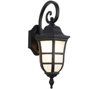 ZR98US Retro Outdoor Waterproof Brass Lamp Villa Balcony Landscape Porch Corridor Wall Gateway Yard Glass Street Garden Fence Light, Chandelier