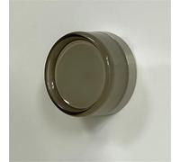 ZR98US Round Lamp, Acrylic Light 3-Color Dimmable Wall for Kids Room Bedroom Bedside Cafe Living Room(Clear)