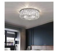 ZR98US Round Luxury Gold/Silver Gloss Crystal Atmosphere Ceiling Home Fixtures, Chandelier