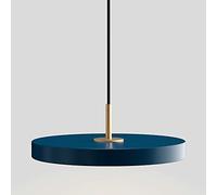 ZR98US Round Pendant Light, Chandelier - 18W, Ultra-Thin Metal Disc Hanging Lamp with Acrylic Shade, Kitchen Island Suspension Lamps,Nordic Minimalist Drop Lights/White/White