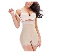 ZR98US S-6XL Women Body Shaper Seamless Firm Control Shapewear Open Bust Bodysuit Slimmer Adjustable Removable Shoulder Strap