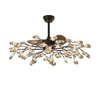 ZR98US Scandinavian Fan Living Room Chandelier Firefly Iron Luxury Home Decor,