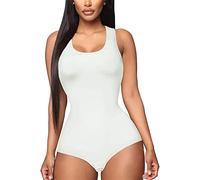 ZR98US Slimming Bodysuit Top for Women Sleeveless Thong Body Suits Womens Clothing Tummy Control Jumpsuits T Shirt
