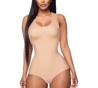 ZR98US Slimming Bodysuit Top for Women Sleeveless Thong Body Suits Womens Clothing Tummy Control Jumpsuits T Shirt