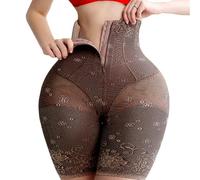 ZR98US Slimming Pants Lace Body Shapers with Zipper Double Control Panties Girdles Dress Butt Lifter High Waist Trainer