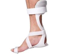 ZR98US Soft Breathable Joint Fixed Brace Calf Ankle Fracture Sprain Protector Foot Droop Orthosis Helps to Improve Balance Leg Strength,RightfootM