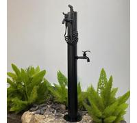 ZR98US Stainless Steel Garden Water Column, Decorative Water Feature Fountain Hydrant for Backyard and Lawn