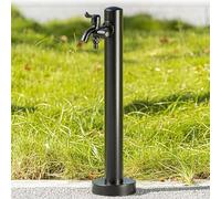 ZR98US Stainless Steel Garden Water Column - Vertical Irrigation Faucet with Double Outlet for Outdoor Washing