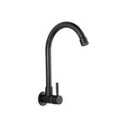 ZR98US Stainless Steel Kitchen Faucet, Wall-Mounted Spray, Single Handle Cold Water Mixer for Top Mount Kitchen Sink