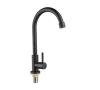 ZR98US Stainless Steel Kitchen Faucet, Wall-Mounted Spray, Single Handle Cold Water Mixer for Top Mount Kitchen Sink